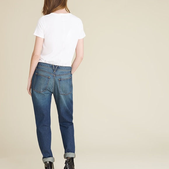 New Veronica Beard Benzi Mid-Rise Girlfriend Jean Size 24 - Picture 3 of 5